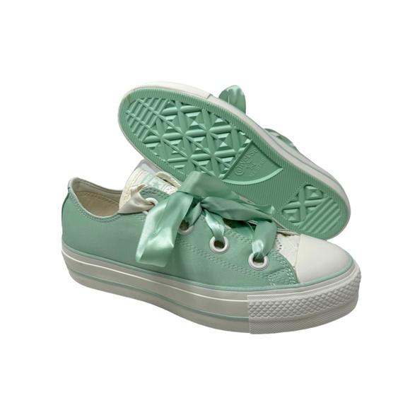 Converse Chuck Taylor Lift Platform Matte Satin Shoe Women Skate Sneaker A10300C - Picture 12 of 14